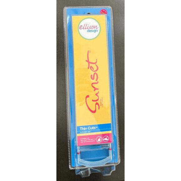 Ellison Design Sizzix Sunset Thin Cuts Alphabet Set by Stu Kilgour 22308 - Picture 1 of 5